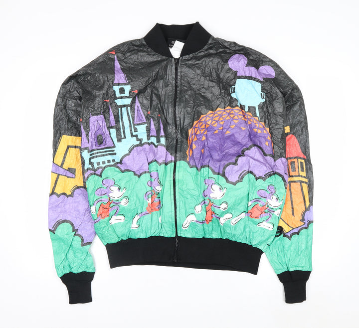 Disney Originals Womens Multicoloured L Bomber Jacket 90s Marathon Mickey