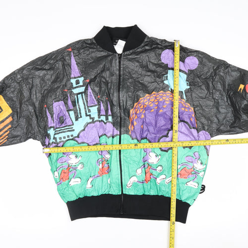 Disney Originals Womens Multicoloured L Bomber Jacket 90s Marathon Mickey