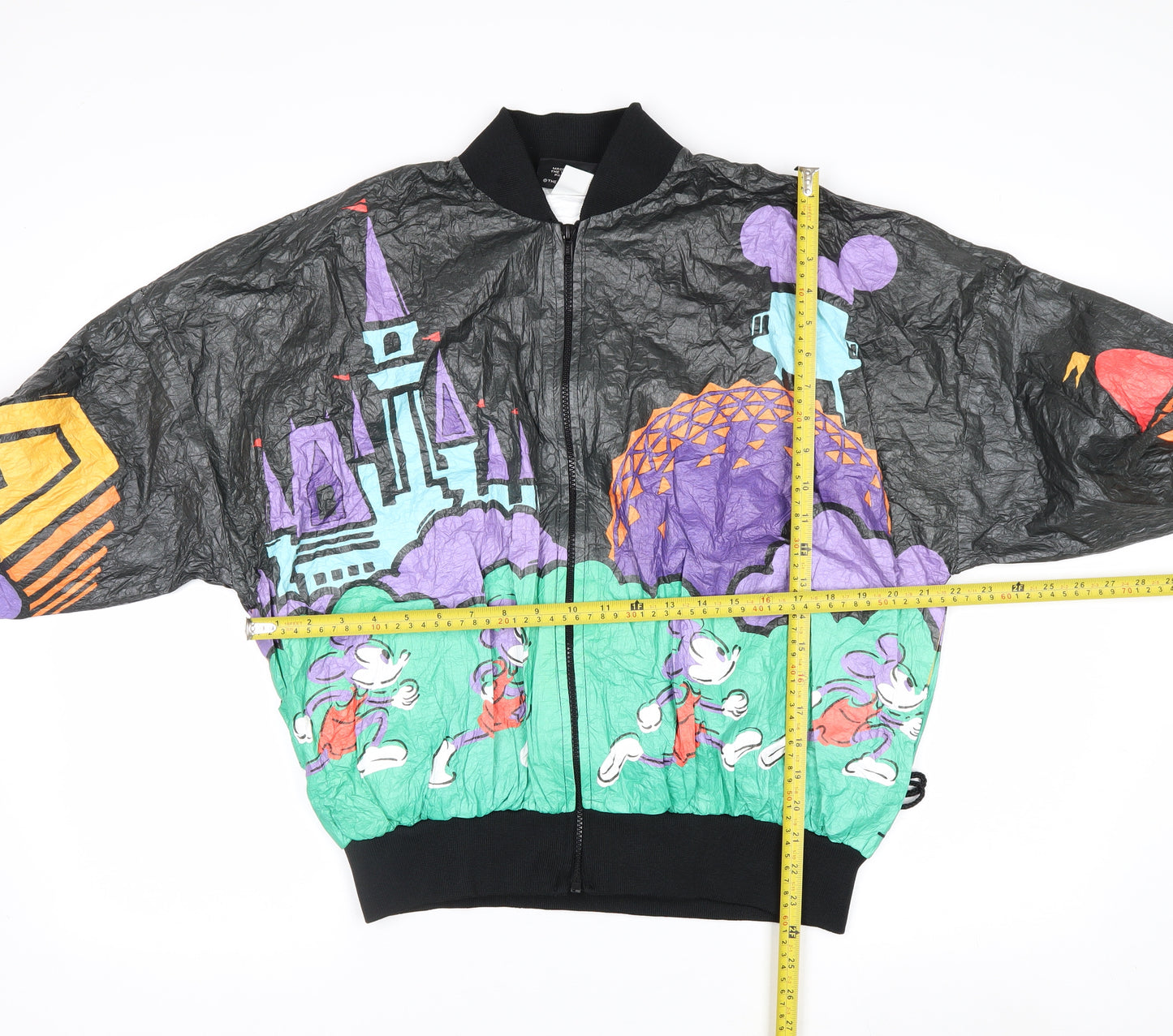 Disney Originals Womens Multicoloured L Bomber Jacket 90s Marathon Mickey