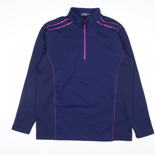 Nike Golf Women's Navy Therma-Fit 1/2 Zip Pullover Sweatshirt Size L