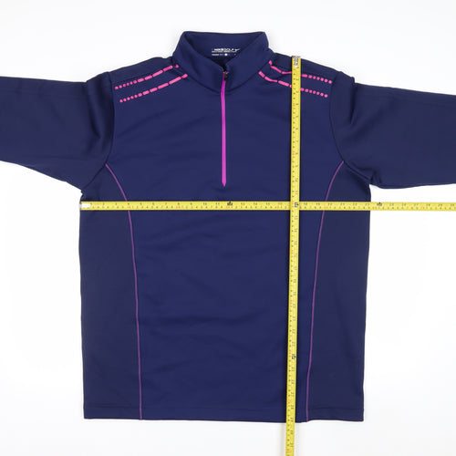 Nike Golf Women's Navy Therma-Fit 1/2 Zip Pullover Sweatshirt Size L