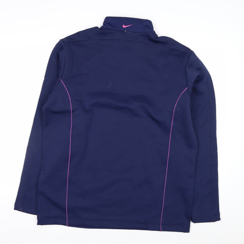 Nike Golf Women's Navy Therma-Fit 1/2 Zip Pullover Sweatshirt Size L