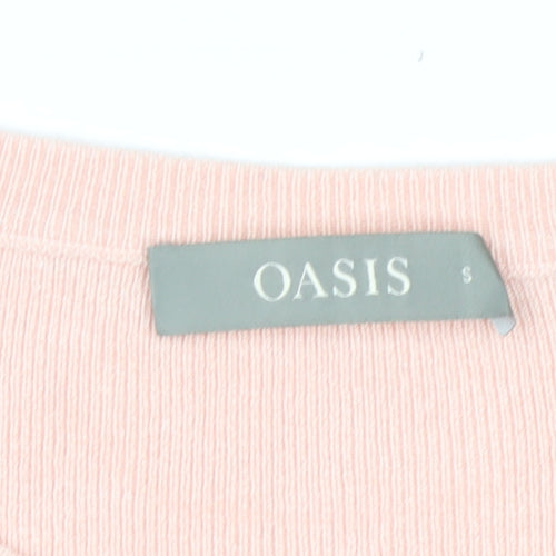 Oasis Women’s Multicoloured Striped Crew Neck Long Sleeve Pullover Jumper Size S