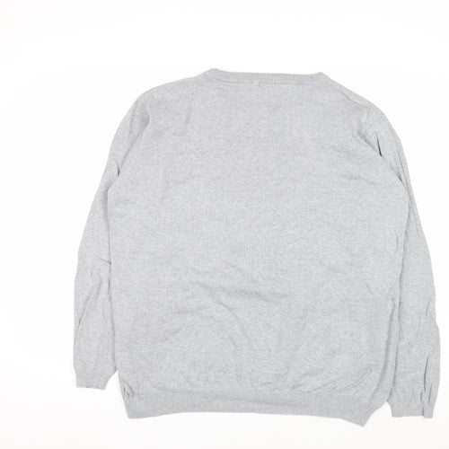 Cotton Traders Women's Silver Bird Knit Cotton Jumper Size 20