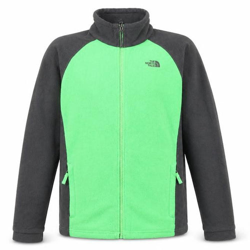 The North Face Teens Green Full Zip Fleece Sweatshirt XL