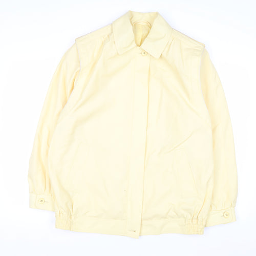 Lady Adler Women's Yellow Classic Short Jacket Size 12