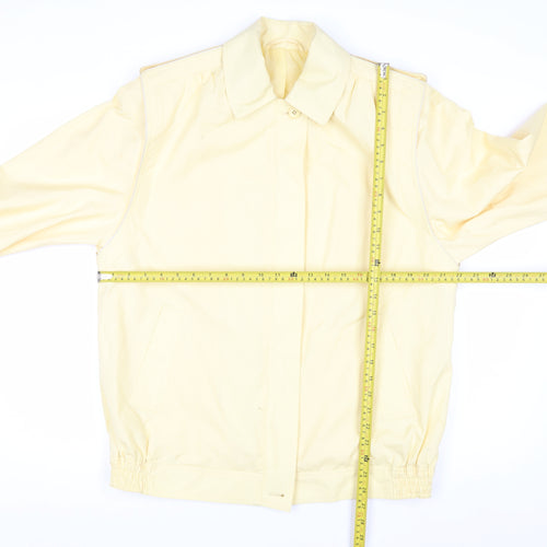 Lady Adler Women's Yellow Classic Short Jacket Size 12