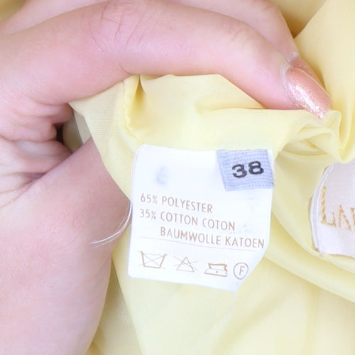 Lady Adler Women's Yellow Classic Short Jacket Size 12