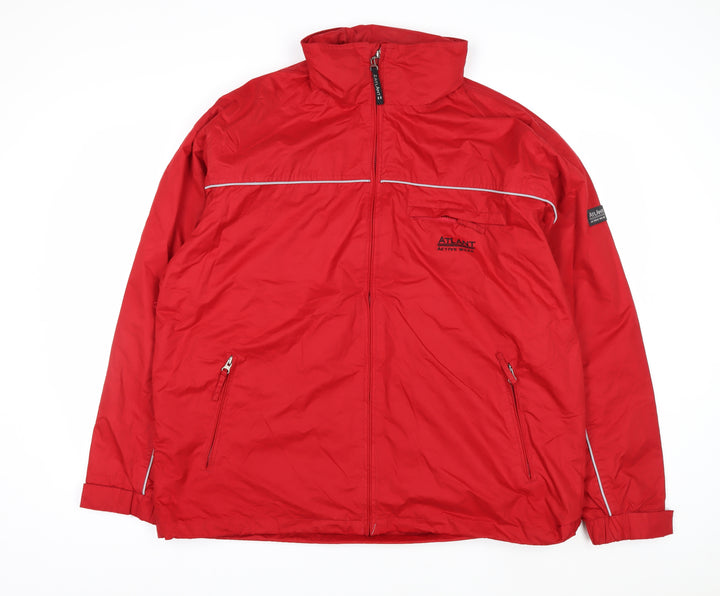 Atlant Active Wear Men's Red XL Windbreaker Jacket Waterproof
