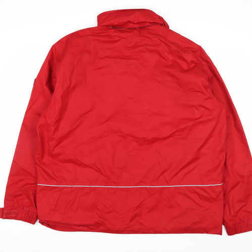 Atlant Active Wear Men's Red XL Windbreaker Jacket Waterproof