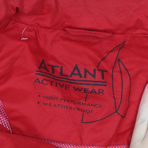 Atlant Active Wear Men's Red XL Windbreaker Jacket Waterproof
