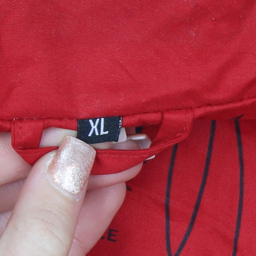 Atlant Active Wear Men's Red XL Windbreaker Jacket Waterproof