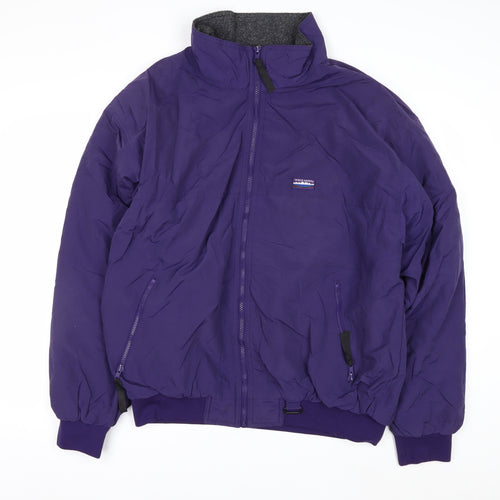 White Sierra Men’s Purple XL Bomber Jacket Outdoor Nylon Winter Coat