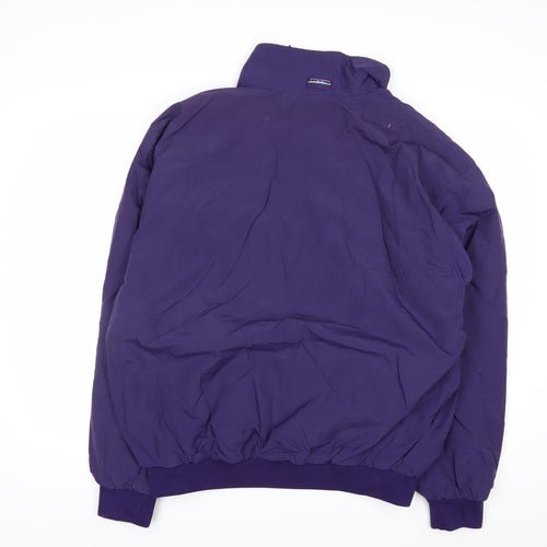 White Sierra Men’s Purple XL Bomber Jacket Outdoor Nylon Winter Coat