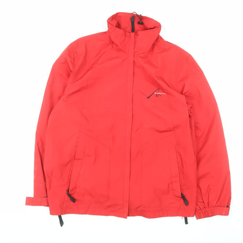 Alpine Tek Men Red XL Waterproof Hooded Parka Jacket
