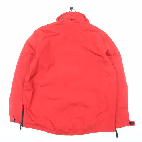 Alpine Tek Men Red XL Waterproof Hooded Parka Jacket