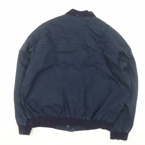 La Paz by Catalina Men's Navy Bomber Jacket XLT Cotton Blend