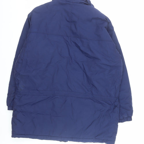 Patagonia Men's Blue Long Puffer Jacket L Insulated Water Resistant