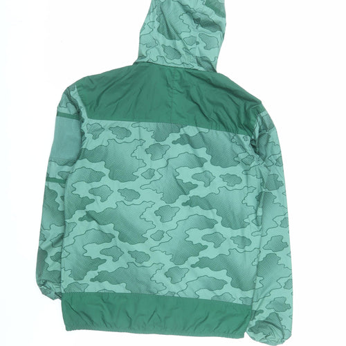 Columbia Men’s Green Camouflage Anorak Windbreaker Jacket S