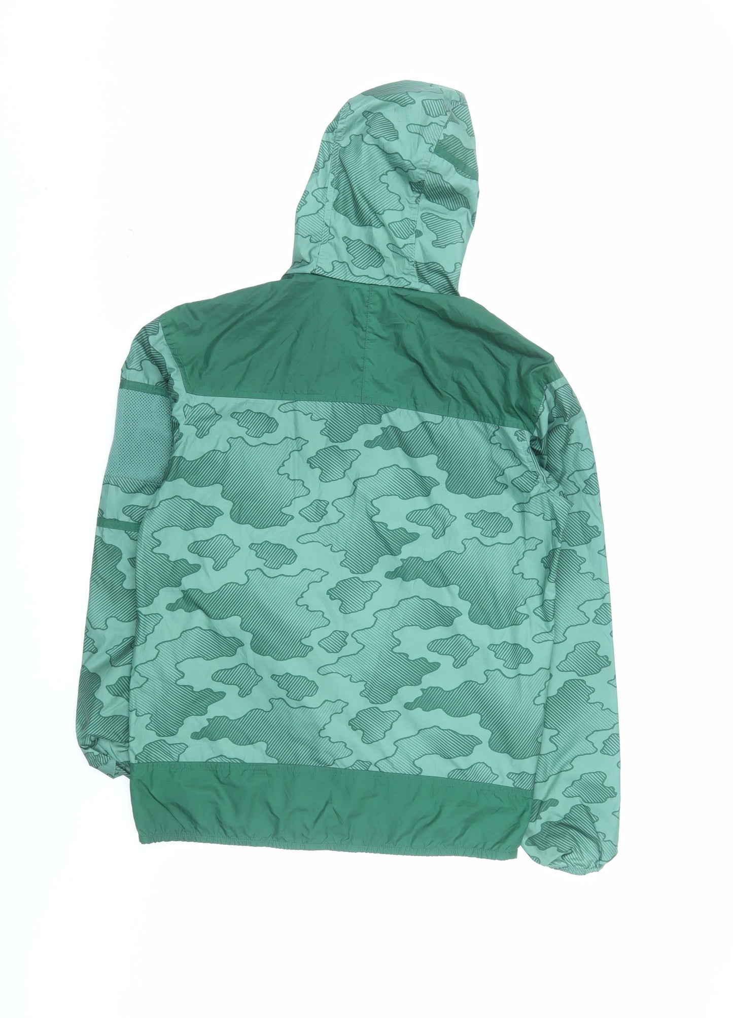 Columbia Men’s Green Camouflage Anorak Windbreaker Jacket S
