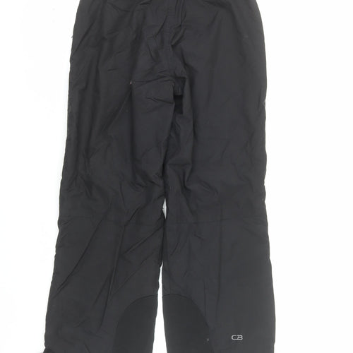 CB Sports Women’s Black Insulated Snow Pants Size S Waterproof Winter
