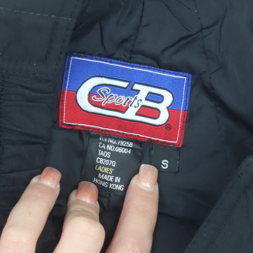 CB Sports Women’s Black Insulated Snow Pants Size S Waterproof Winter