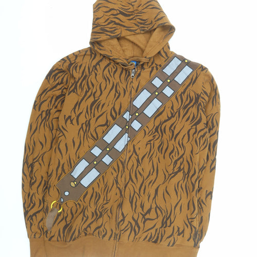 Star Wars Men’s Brown Chewbacca Full Zip Hoodie L