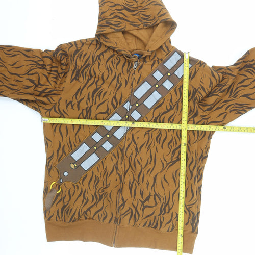 Star Wars Men’s Brown Chewbacca Full Zip Hoodie L