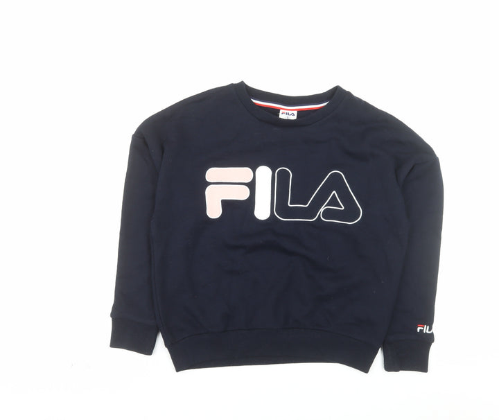Fila Women's Navy Blue Small Pullover Sweatshirt