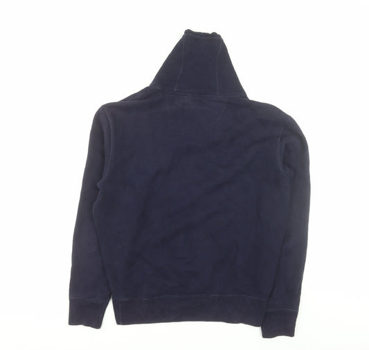 Polo Ralph Lauren Men's Navy Button Henley Sweatshirt Size S