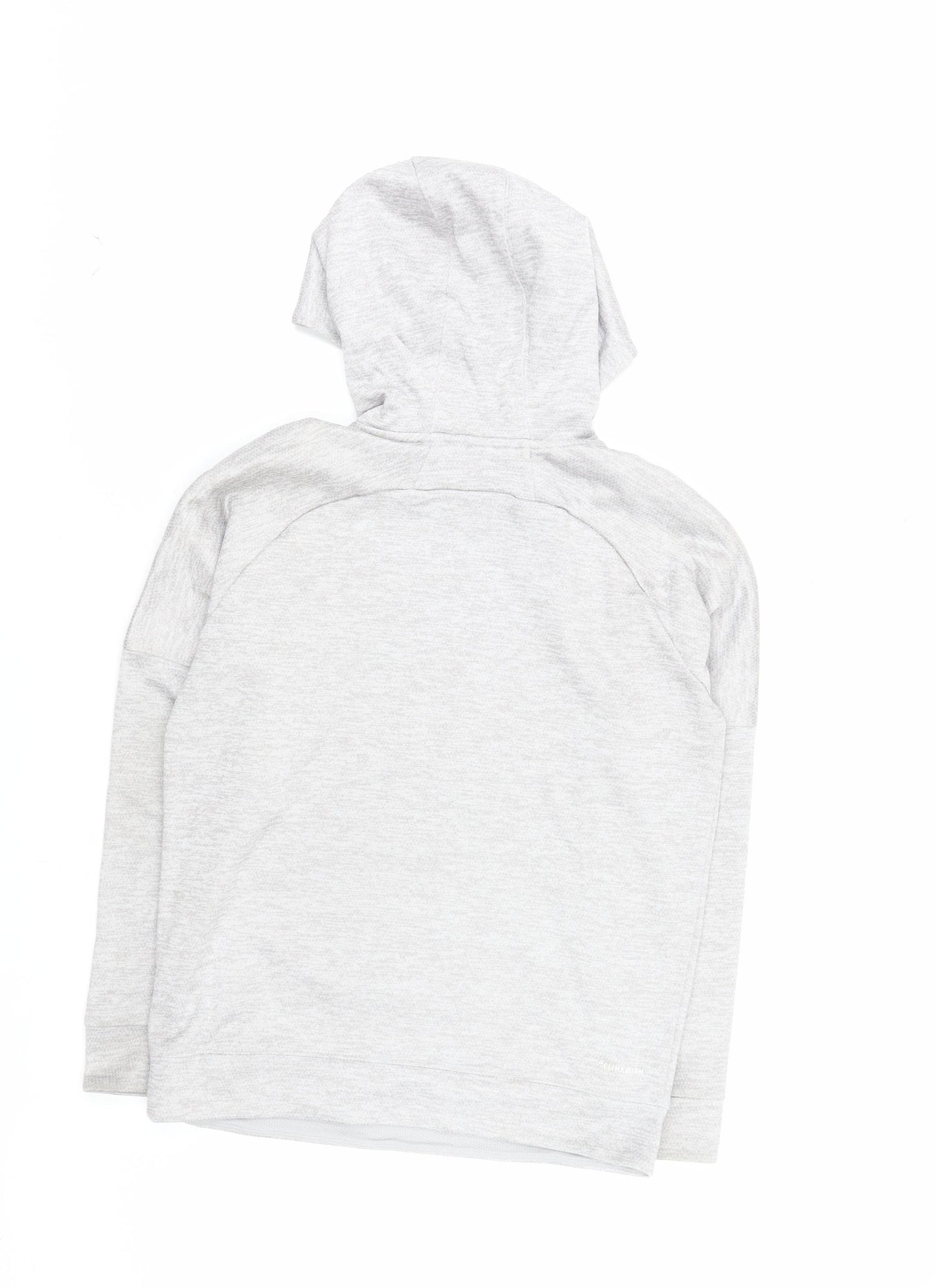 Adidas Women’s Grey Pullover Hoodie Size M Polyester Sportswear