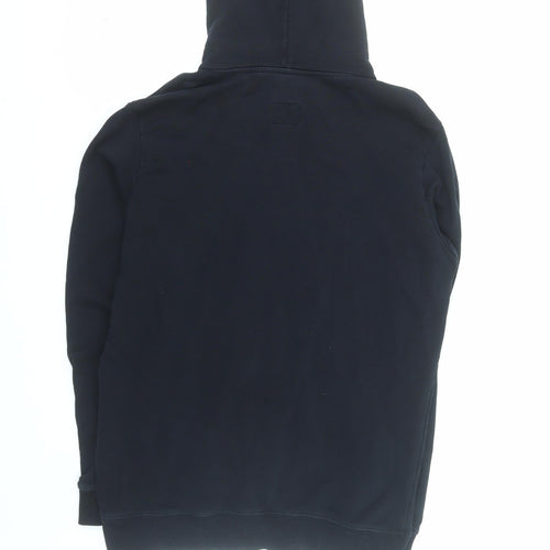 Diesel Men's Black Pullover Hoodie L Graphic Print Industry Logo