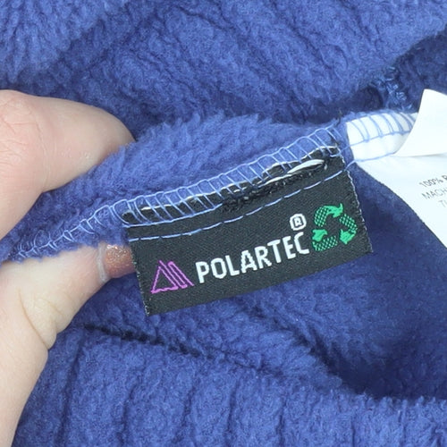 Polartec Men Blue Fleece Sweatpants XS Elastic Waist Winter Warm