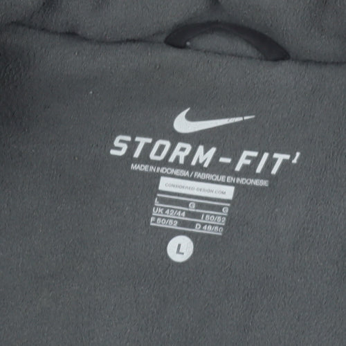 Nike Mens Black Storm-FIT Puffer Jacket L Regular 42in Waterproof
