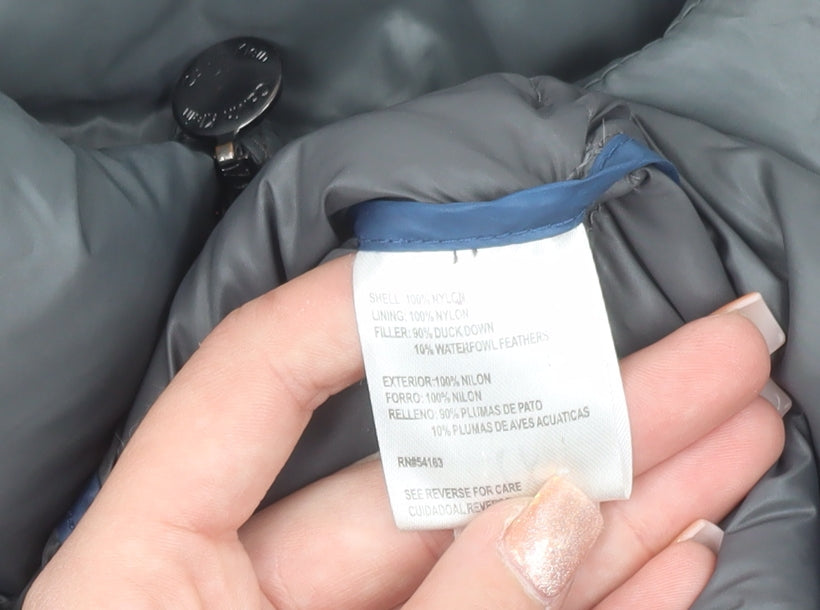 Calvin Klein Men's Grey M Lightweight Down Puffer Jacket