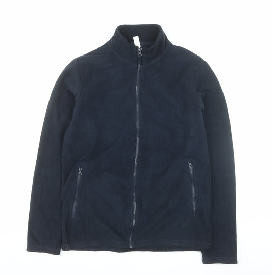 SOL'S Men's Blue Fleece Full Zip Sweatshirt Jacket M