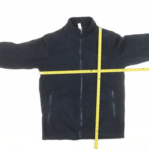 SOL'S Men's Blue Fleece Full Zip Sweatshirt Jacket M