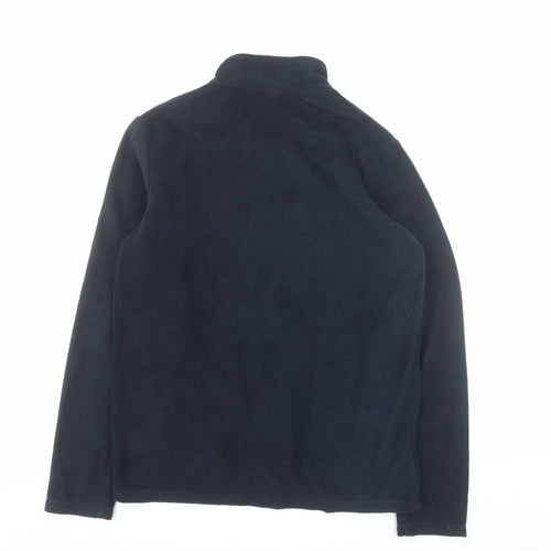 SOL'S Men's Blue Fleece Full Zip Sweatshirt Jacket M