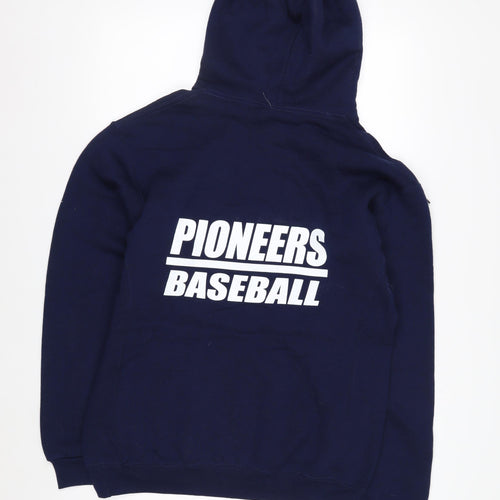 Russell Athletic Men’s Blue Pullover Hoodie M Baseball Sportswear