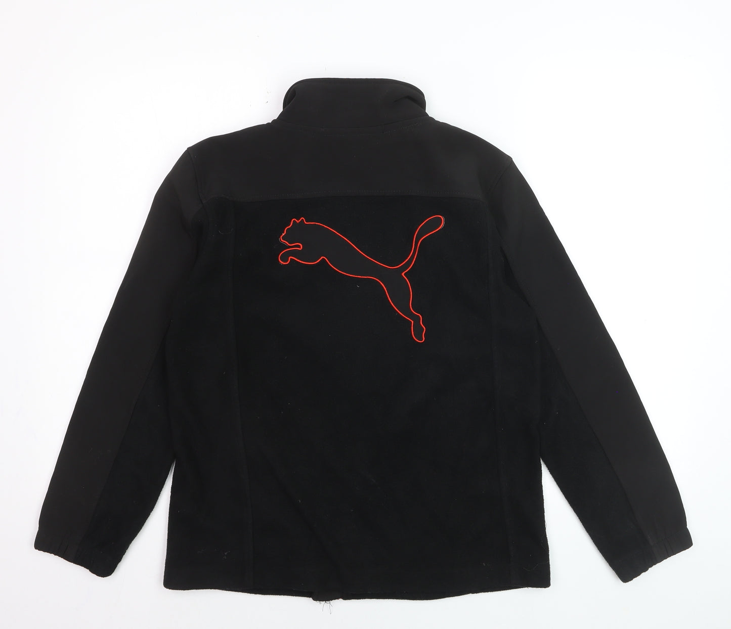 Puma Teens Black Full Zip Fleece Sweatshirt XL Sports Style