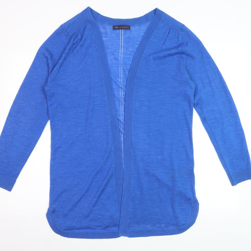 Marks and Spencer Women’s Blue Lightweight Open Knit Cardigan Size L