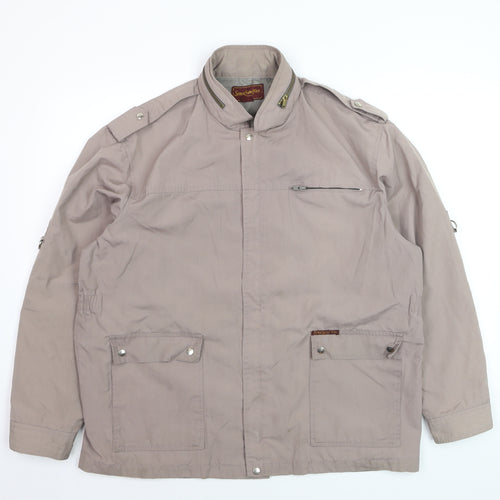 Serge Saint Yves Men's Beige XL Military Cotton Jacket