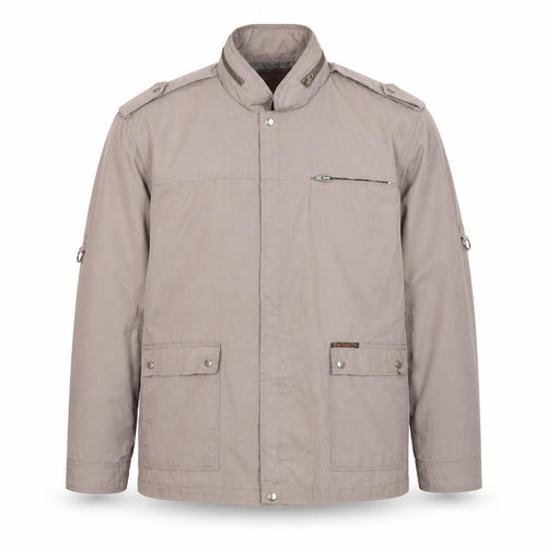 Serge Saint Yves Men's Beige XL Military Cotton Jacket