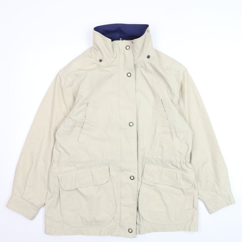Pacific Trail Men's Beige Parka Jacket Size S Cotton Blend Outdoor