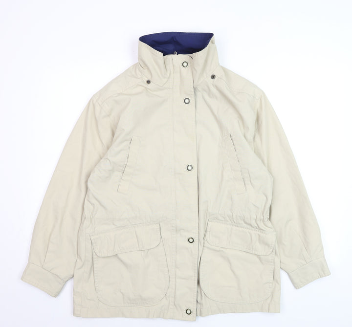 Pacific Trail Men's Beige Parka Jacket Size S Cotton Blend Outdoor