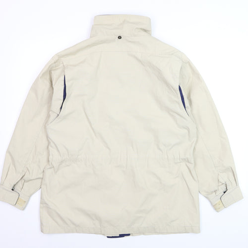 Pacific Trail Men's Beige Parka Jacket Size S Cotton Blend Outdoor