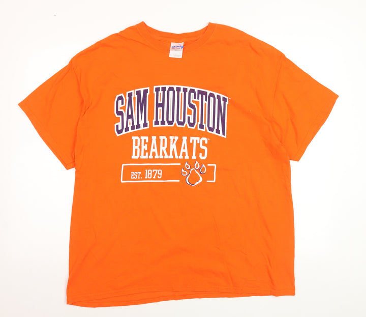 Gildan Men's Orange XL Sam Houston Bearkats University T-Shirt