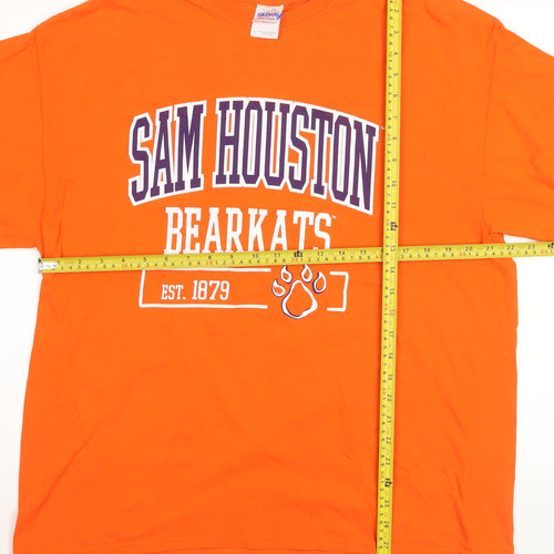 Gildan Men's Orange XL Sam Houston Bearkats University T-Shirt