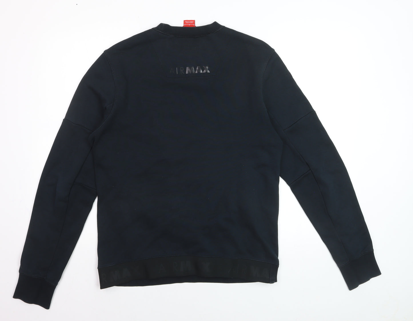 Nike Men’s Black Air Max Pullover Sweatshirt M Crew Neck Sportswear