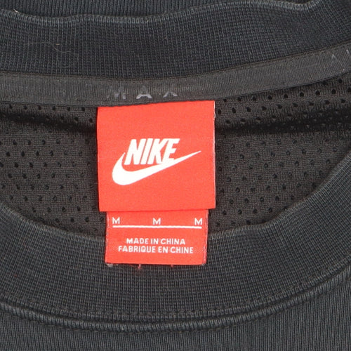 Nike Men’s Black Air Max Pullover Sweatshirt M Crew Neck Sportswear